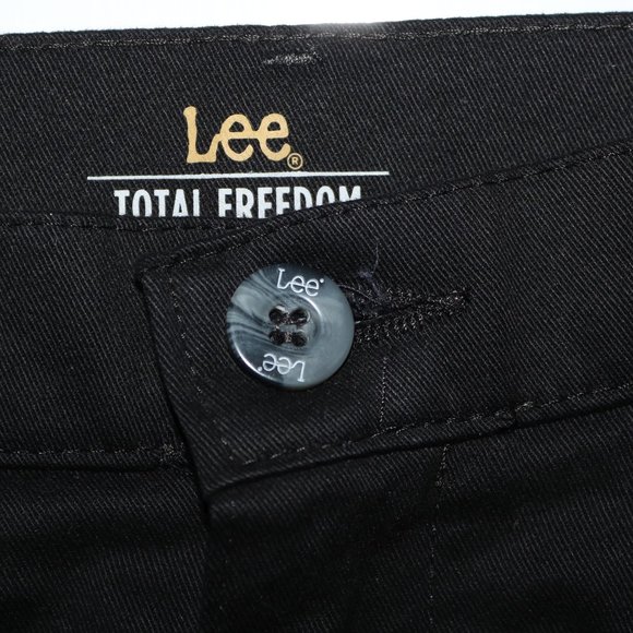 Lee Total Freedom Relaxed Fit Black Jeans w37x29 - Picture 4 of 8